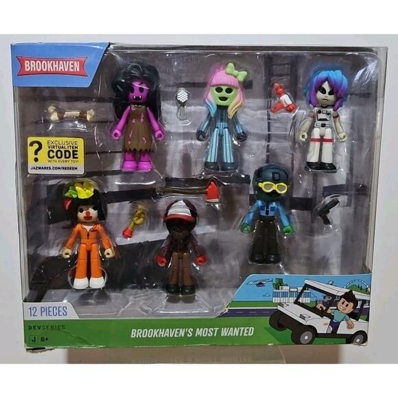 Roblox DevSeries BROOKHAVEN'S MOST WANTED 6 Action Figures - Picture 1 of 4